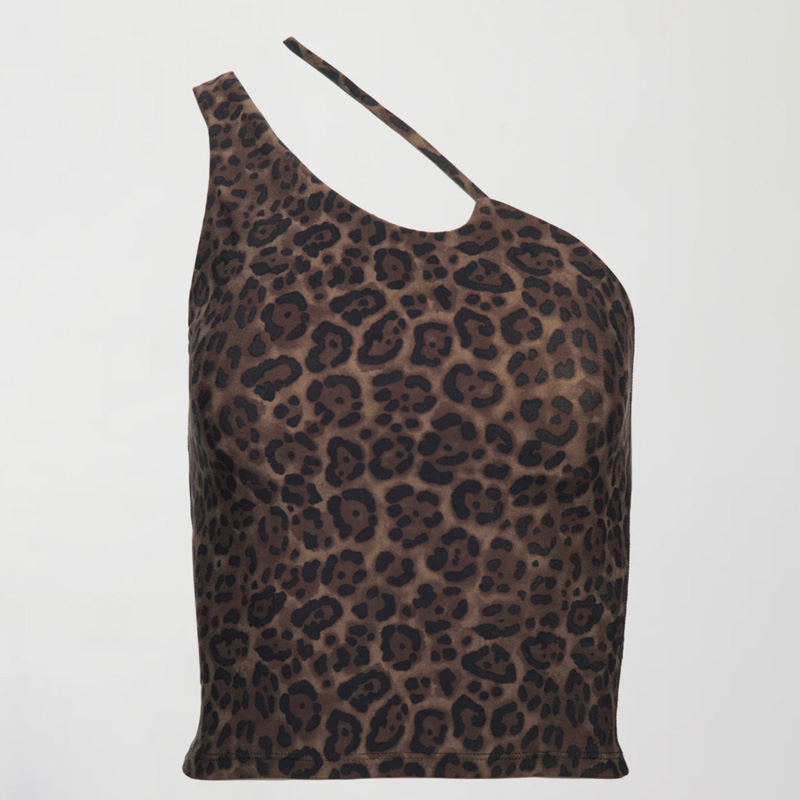 One Shoulder Convertible Tank in Melt - Image 4