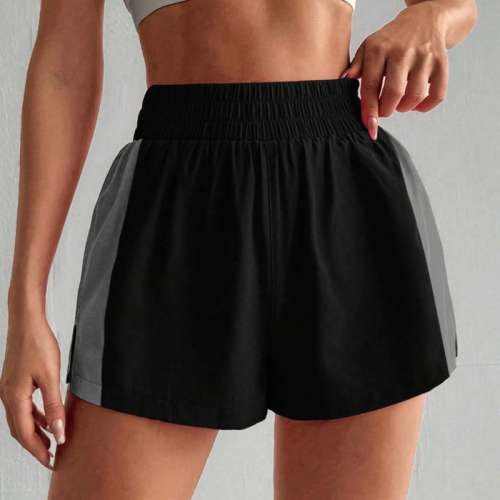 Elastic Waist Sports Shorts